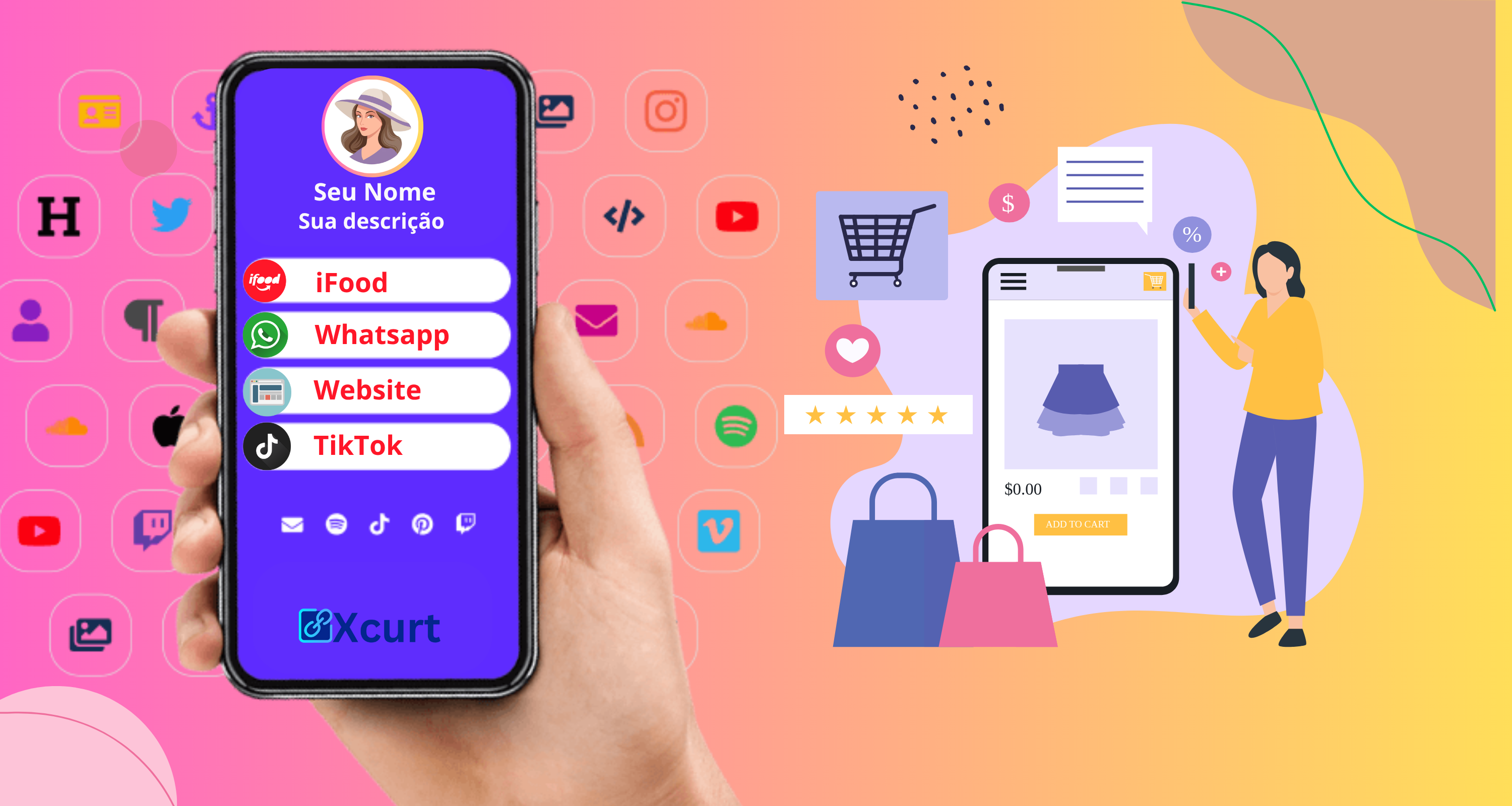 Guia Completo: Como Criar uma Bio Profissional que Atrai, Engaja e Converte (Usando o Xcurt)